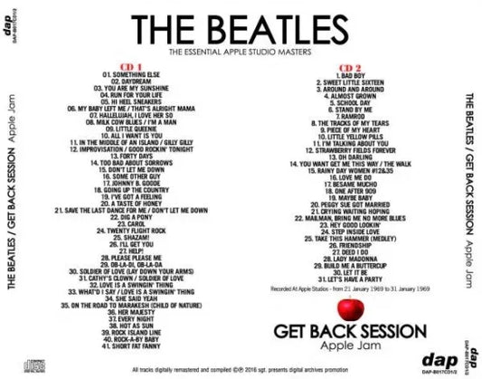 THE BEATLES / GET BACK SESSION 2017 APPLE JAM (2CD)