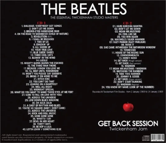 THE BEATLES / GET BACK SESSION 2017 TWICKENHAM JAM (2CD)