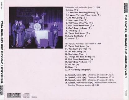 THE BEATLES / UPGRADES AND ADDITIONS VOL.2 (1CD)