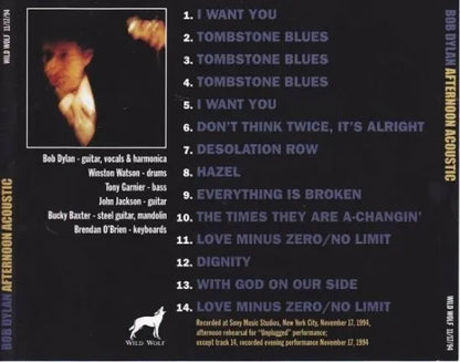 BOB DYLAN / AFTERNOON ACOUSTIC (1CD)