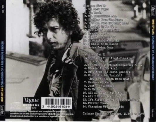 BOB DYLAN / CHANGING OF A RELIGIOUS SEEKER (2CD)