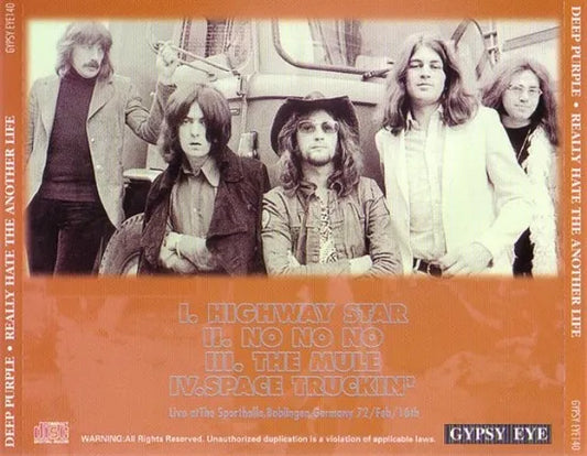 DEEP PURPLE / REALLY HATE  THE ANOTHER LIFE (1CD)