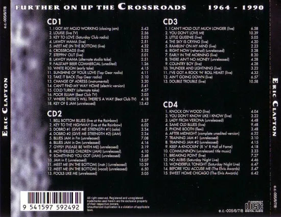 ERIC CLAPTON / FURTHER ON UP THE CROSSROADS (4CD)