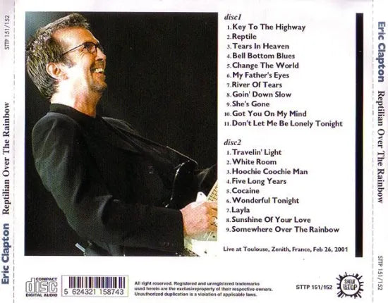 ERIC CLAPTON / REPTILIAN OVER THE RAINBOW (2CD)