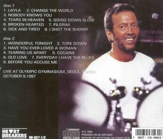 ERIC CLAPTON / SEOUL 1ST NIGHT (2CD)