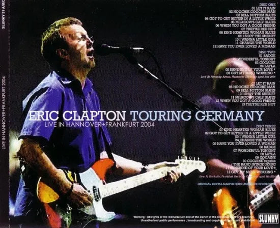 ERIC CLAPTON / TOURING GERMANY LIVE IN HANNOVER (3CD)