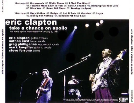ERIC CLAPTON / TAKE A CHANCE ON APOLLO (2CD)