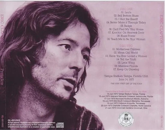 ERIC CLAPTON / PREJUDICE  (2CD)