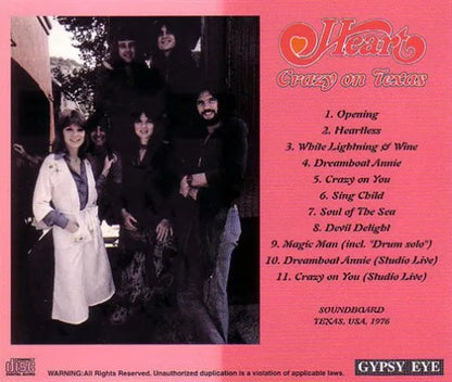 HEART / CRAZY ON TEXAS (1CD)