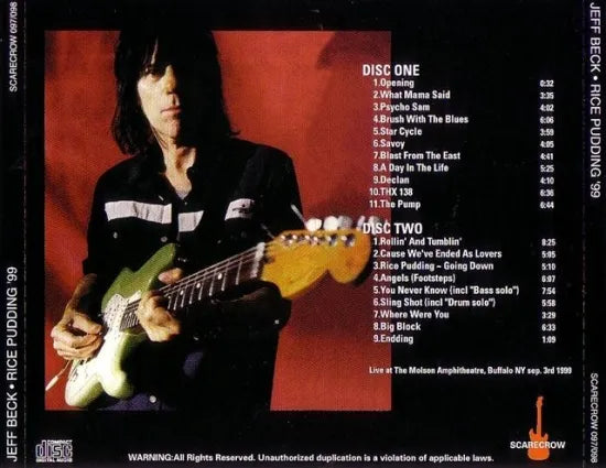 JEFF BECK / RICE PUDDING '99 (2CD)