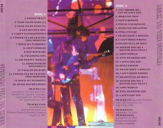 JEFF BECK / BECK TO THE FUTURE (2CD)