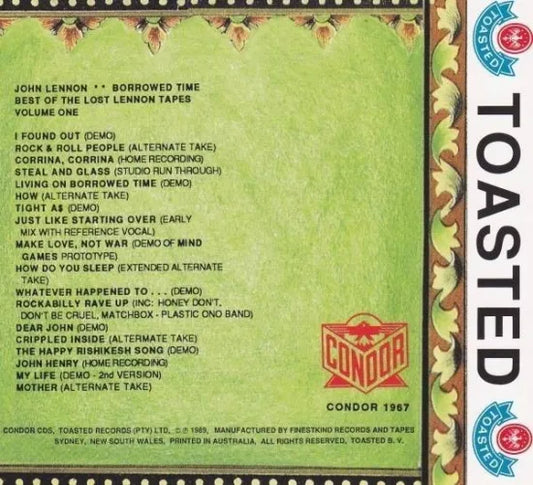 JOHN LENNON / BORROWED TIME (1CD)