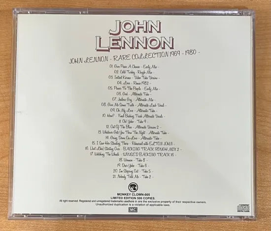 JOHN LENNON / "R" COLLECTION (1CD)
