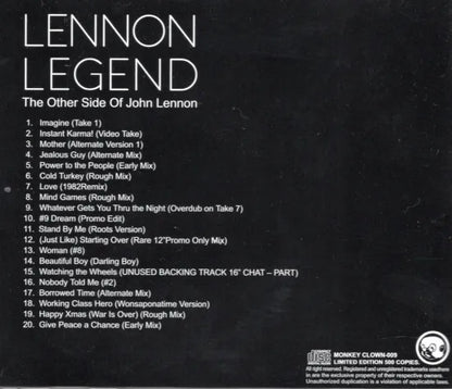 JOHN LENNON / LEGEND THE OTHER SIDE OF JOHN LENON (1CD)