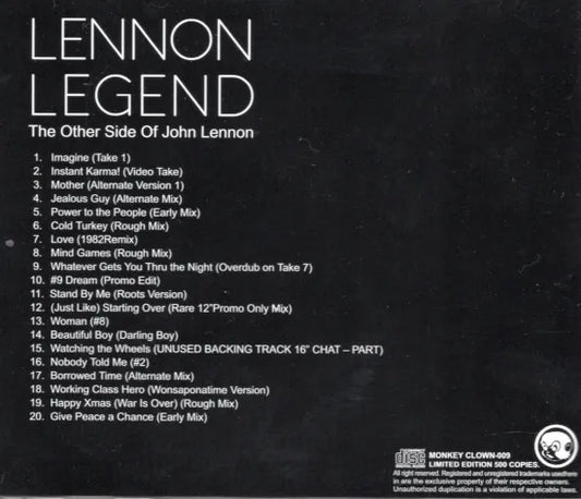JOHN LENNON / LEGEND THE OTHER SIDE OF JOHN LENON (1CD)