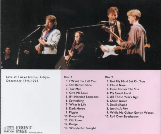 GEORGE HARRISON with ERIC CLAPTON / LIVE @ BIG EGG 3rd NIGHT (2CD)