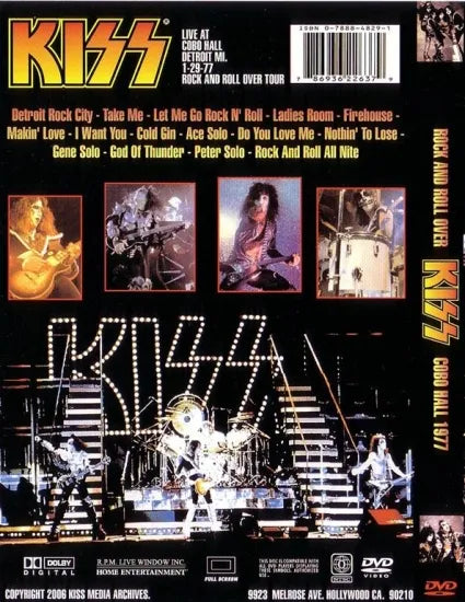 KISS / COBO HALL 1977 (1DVD)