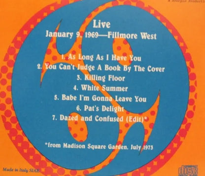 LED ZEPPELIN / FILLMORE WEST 69 (1CD)