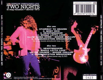 LED ZEPPELIN / TWO NIGHTS (2CD)