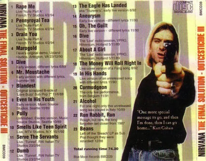 NIRVANA / OUTCESTICIDE 3 THE FINAL SOLUTION (1CD)