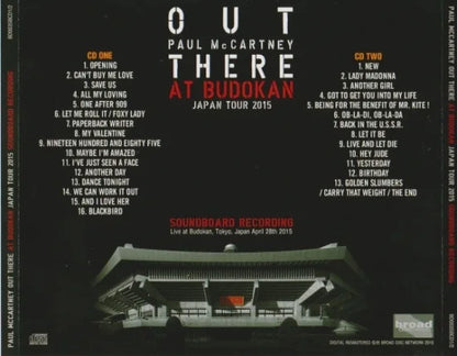 PAUL McCARTNEY／AT BUDOKAN -OUT THERE JAPAN TOUR 2015 SOUNDBOARD RECORDING (2CD)