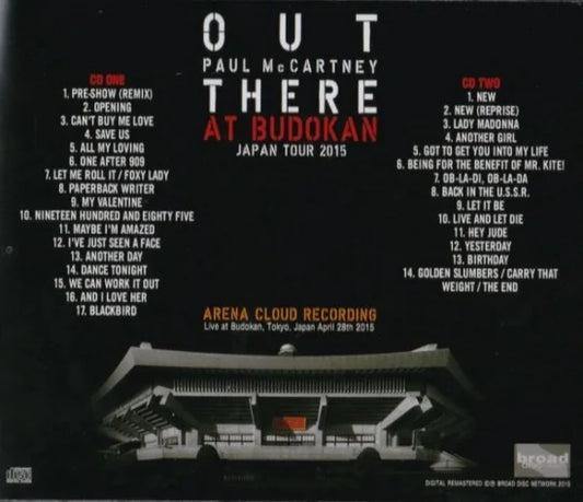PAUL McCARTNEY / AT BUDOKAN -OUT THERE JAPAN TOUR 2015 REGISTRAZIONE ARENA CLOUD (2CD)