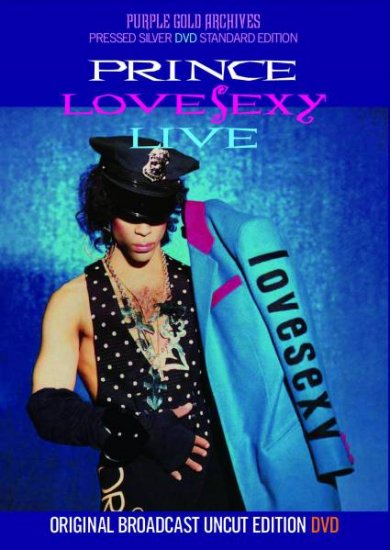 PRINCE / LOVESEXY LIVE ORIGINAL BROADCAST UNCUT EDITION DVD Silver Disc