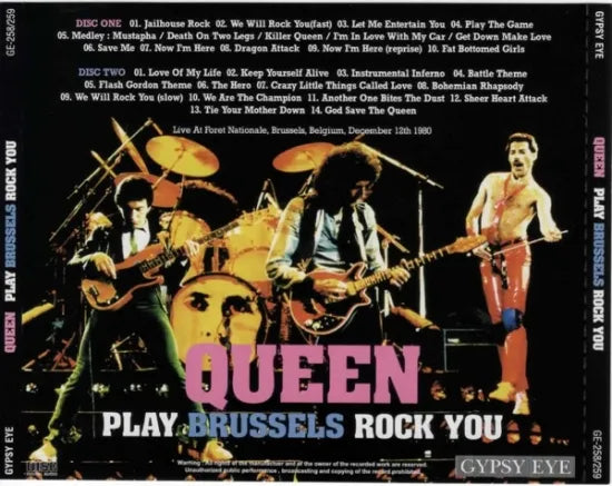 QUEEN / PLAY BRUSSELS ROCK YOU (2CD)