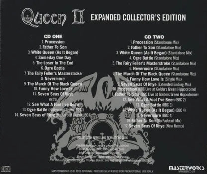 QUEEN / QUEEN Ⅱ EXPANDED COLLECTOR'S EDITION (2CD)