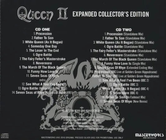 QUEEN / QUEEN Ⅱ EXPANDED COLLECTOR'S EDITION (2CD)