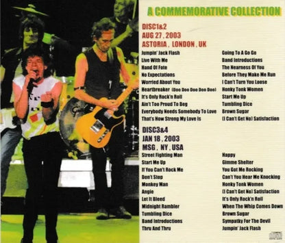 THE ROLLING STONES / A COMMEMORATIVE COLLECTION (4CD)