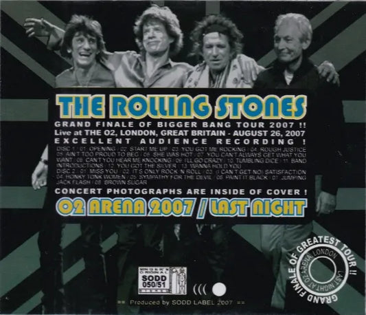 THE ROLLING STONES / 02 ARENA 2007 LAST NIGHT (2CD)