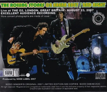 THE ROLLING STONES / 02 ARENA 2007 2ND NIGHT (2CD)