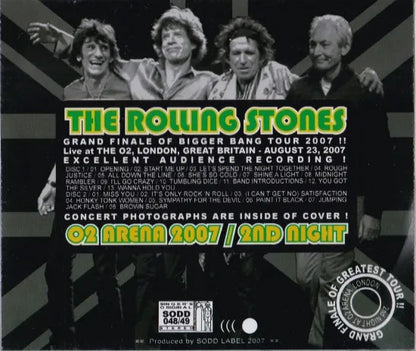 THE ROLLING STONES / 02 ARENA 2007 2ND NIGHT (2CD)
