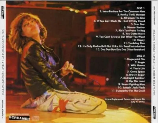 THE ROLLING STONES / LIVE AT LA FORUM JULY 9,75 (2CD)