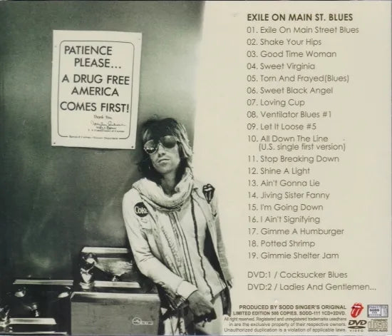 THE ROLLING STONES / EXILE ON MAIN ST. BLUES (1CD+2DVD+1DVDR)
