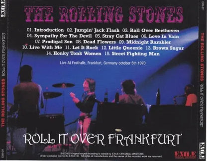 THE ROLLING STONES / ROLL IT OVER FRANKFURT (1CD)