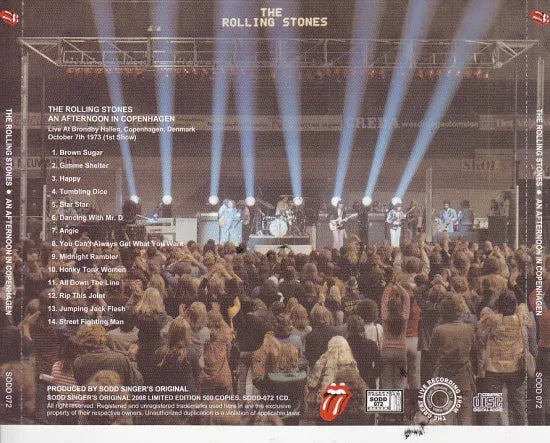 THE ROLLING STONES / AN AFTERNOON IN COPENHAGEN (1CD)