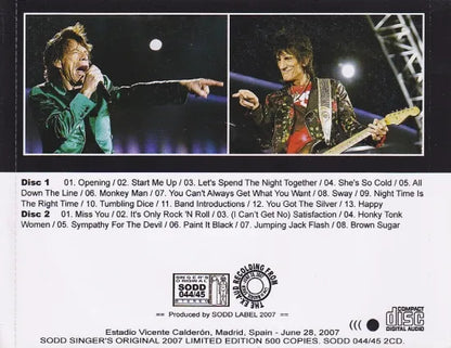 THE ROLLING STONES / BIGGEST EVER BANG MADRID (2CD)
