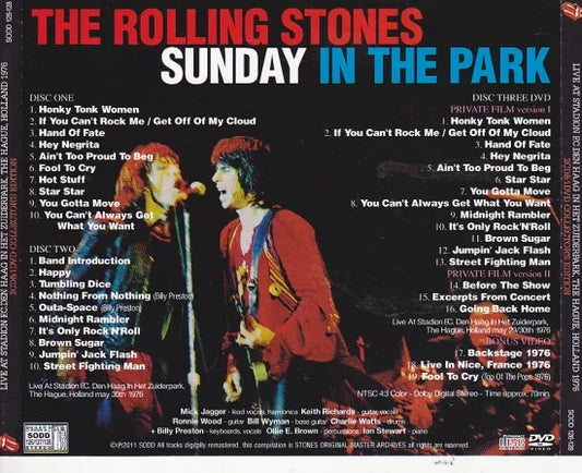 THE ROLLING STONES / SUNDAY IN THE PARK (2CD+1DVD)