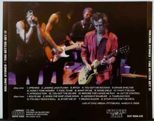 THE ROLLING STONES / YOU BETTER GET IT (2CD)