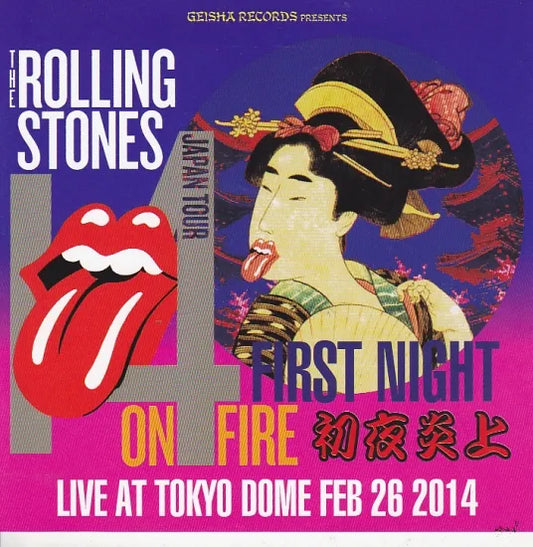 THE ROLLING STONES / 14 ON FIRE FIRST NIGHT ON FIRE 2014 JAPAN TOKYO (2CD)