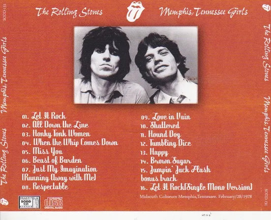 THE ROLLING STONES / MEMPHIS TENNESSEE GIRLS (1CD)