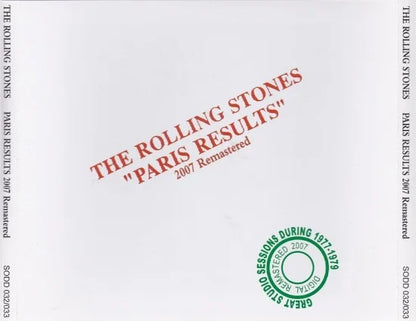 The Rolling Stones Paris Results 2CD 2007 Remastered