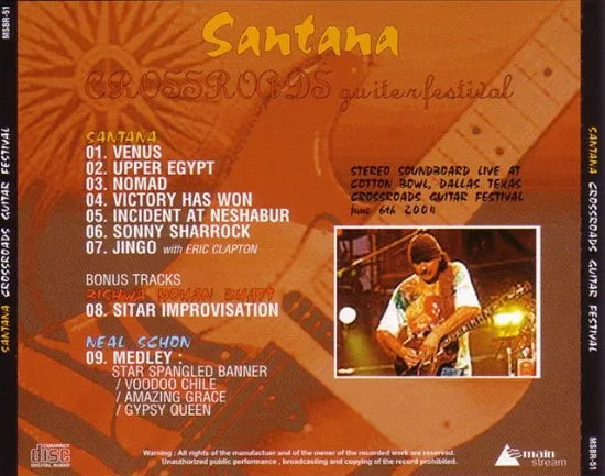 SANTANA / CROSSROADS GUITAR FESTIVAL (1CD)