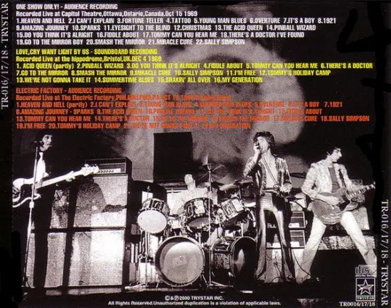 THE WHO / UNRELEASED 1969 SHOW (3CD)