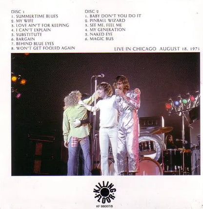 THE WHO / CHICAGO 1971 (2CD PAPER)