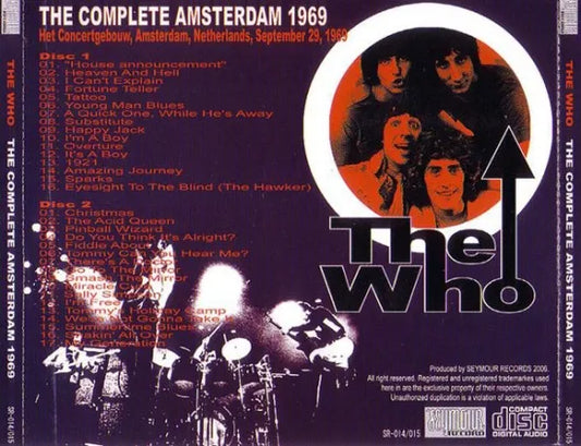 THE WHO / THE COMPLETE AMSTERDAM 1969 (2CD)