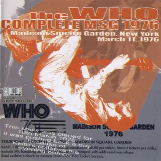 THE WHO / THE COMPLETE MSG 1976 (2CD)