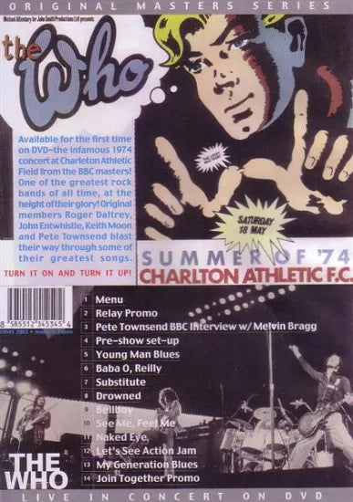 THE WHO / CHARLTON ATHLETIC (1DVD)